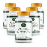 Ameixa E Mamão Antioxidante 100% Puro Natural Caps 5 Potes