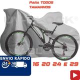Capa Cobrir Bike Bicicleta Impermeável Uv-block Aro 20 - 29