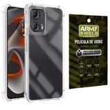 Capa Capinha Para Moto Edge 50 Fusion + Pelicuda De Vidro 3d