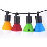 Kit 3 Lâmpadas Camping Led Pesca Barraca Lanterna 3 Modos