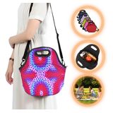 Bolsa Lancheira Térmica Neoprene Adulto Infantil Colorida