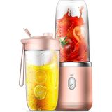 Super Mix 400ml Liquidificador Misturador Sem Fio Usb 2 Copo