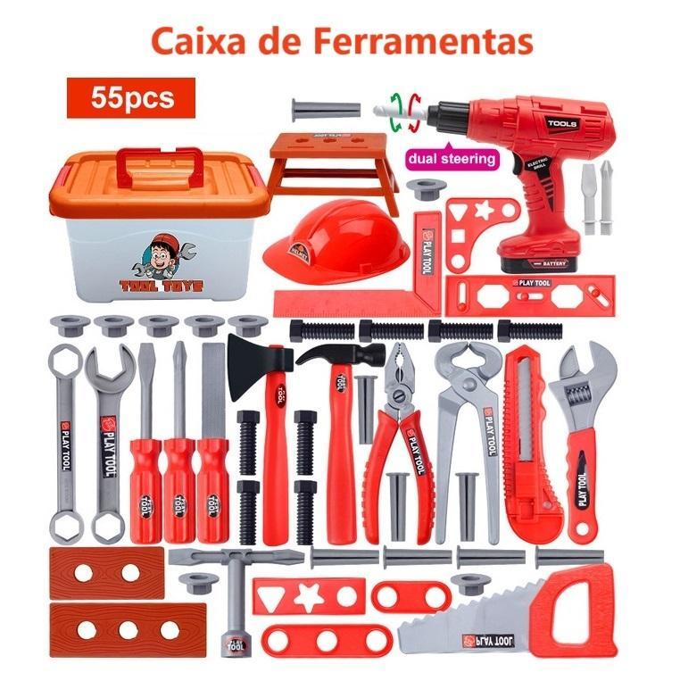 Kit Caixa De Ferramentas - Brinquedo 55 Pcs - Carrefour