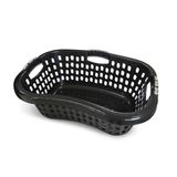 Cesto Roupa Angular 32l Organizador Lavanderia Alça Black