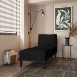 Chaise Boreal Base Em Madeira Com Mola Ensacada Cabecasa Madeiramadeira Cinza
