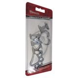 Emblema Adesivo Decorativo I Love My Dog Alto Relevo Cromado