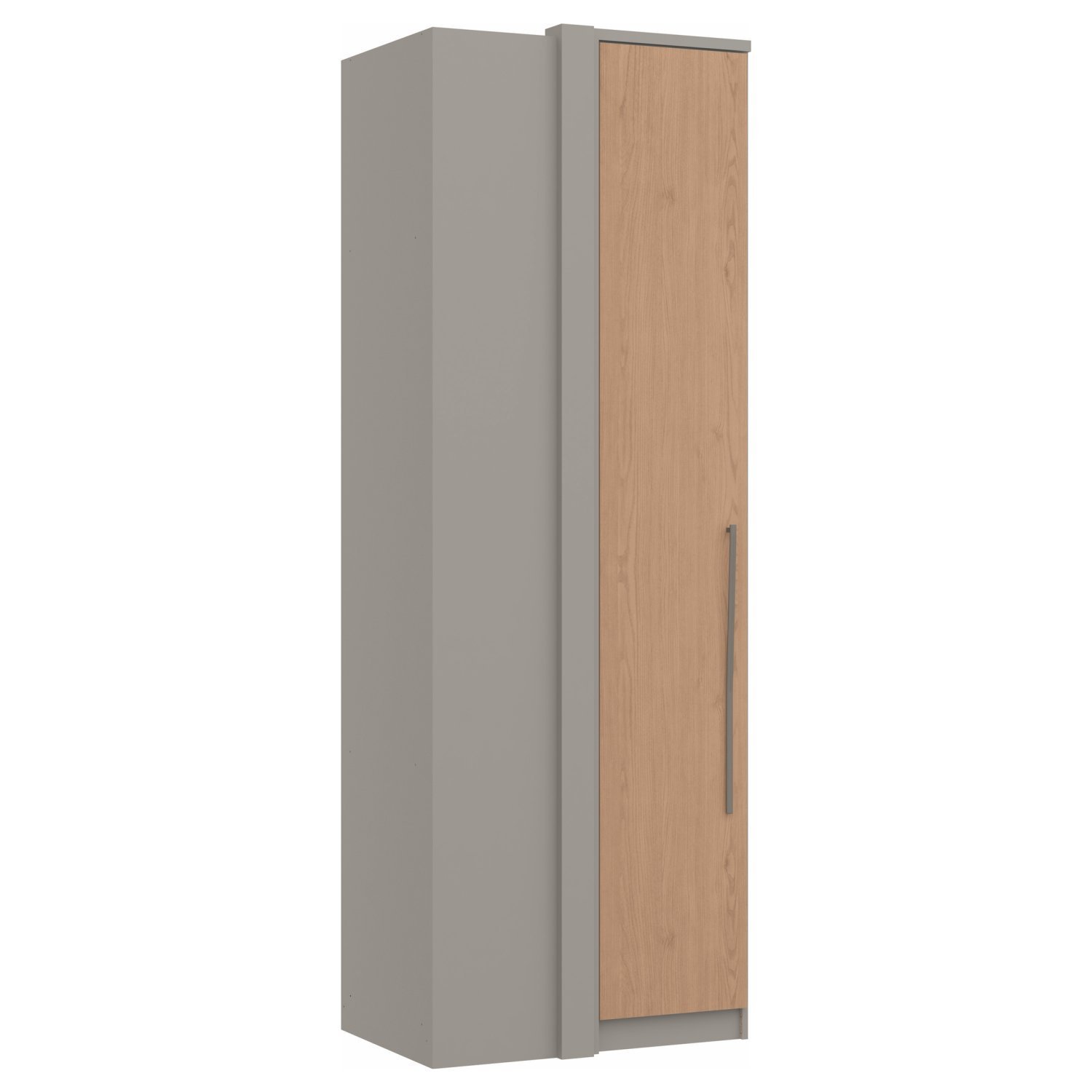 Guarda Roupa De Canto Reto 1 Porta Elegance Níquel/angelin