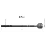 Barra Axial Stilo Bravo Bortec A 2011