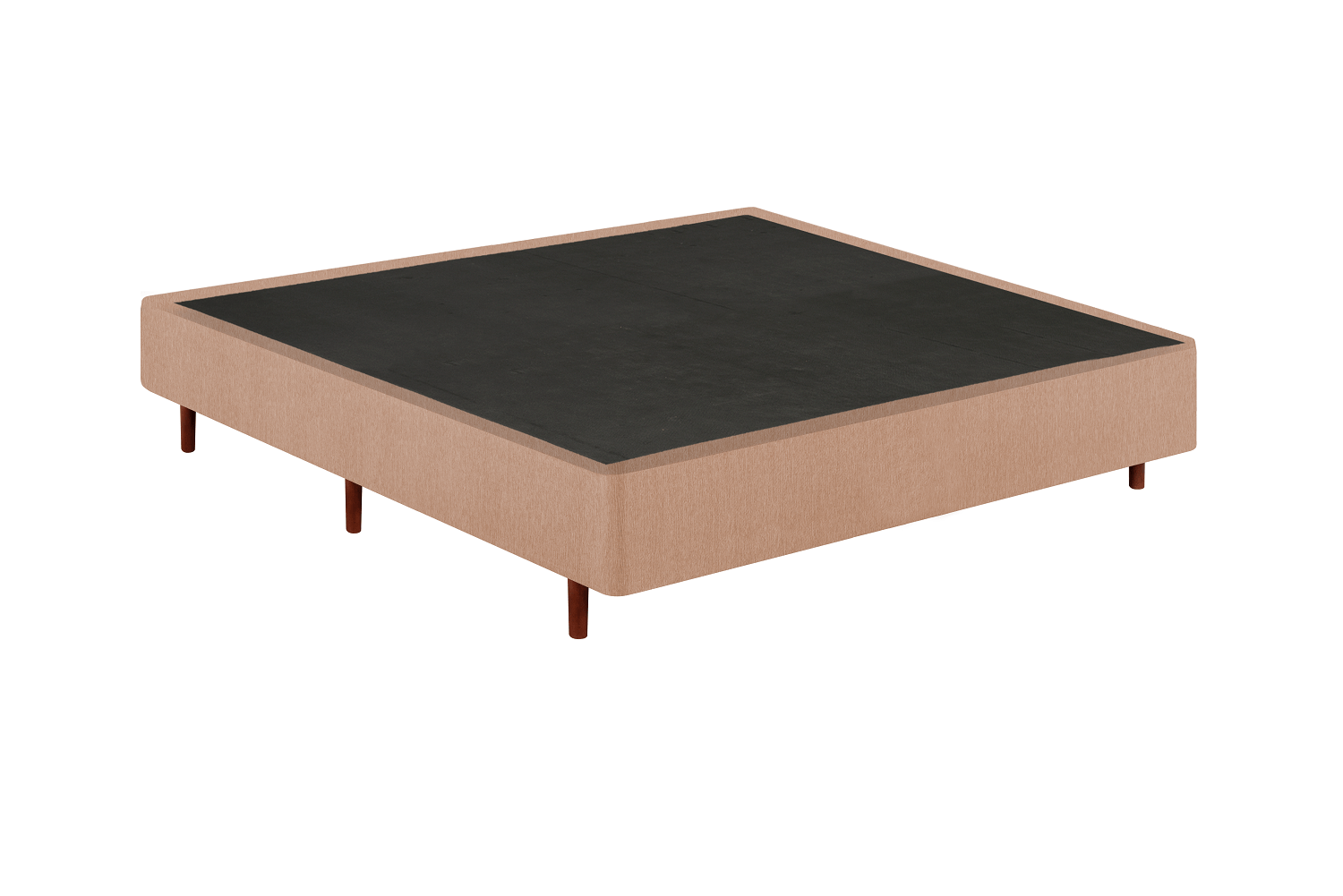 Base Box Casal 138x188x37cm Mannes Bege