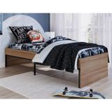 Cama Solteiro Com Estrutura Aço Artetube Art In Móveis Montana