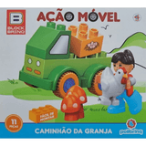 Blocos De Montar Block Brinq Caminhao Da Granja Polibrinq