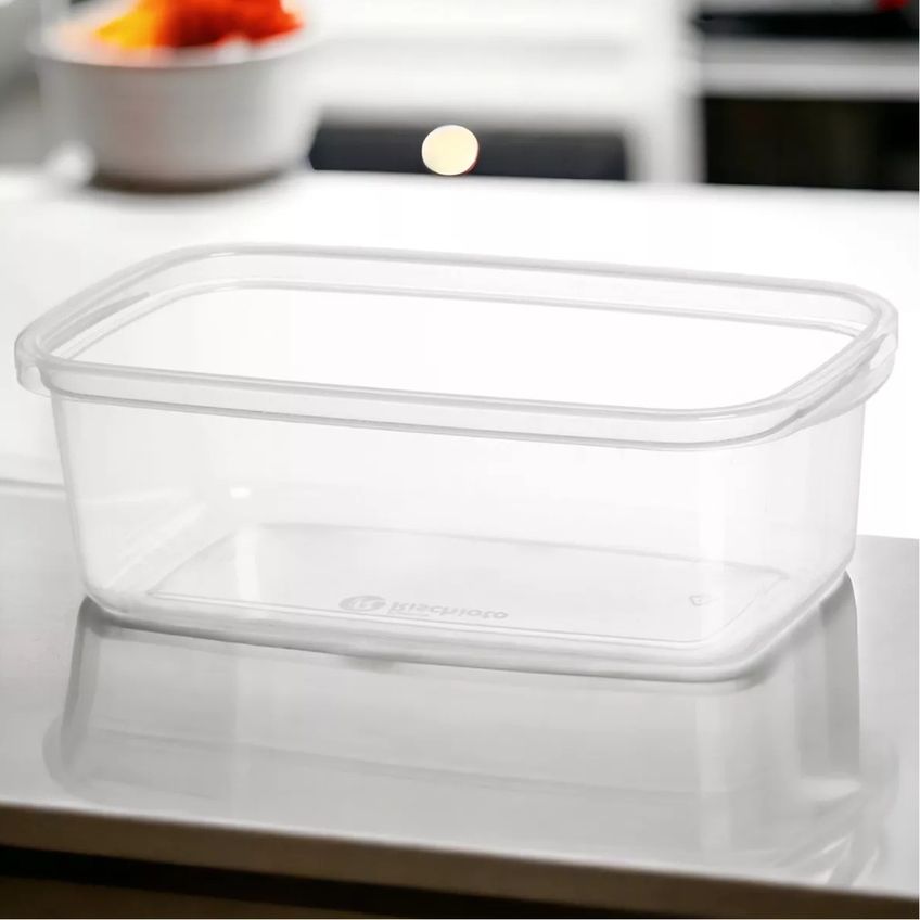 Pote Praticità 3litros Retangular Transparente Hermetico - Pode Ir Ao Microondas Freezer Lava Louça - Panami - imagem 3