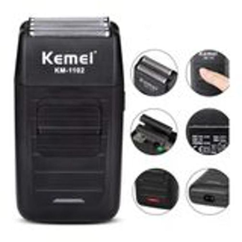 Barbeador Shaver Elétrico Sem Fio Kemei 2 Lâminas Km-1102 é boa?