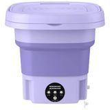 Mini Máquina De Lavar E Secar Portátil 8l Dobrável Bivolt