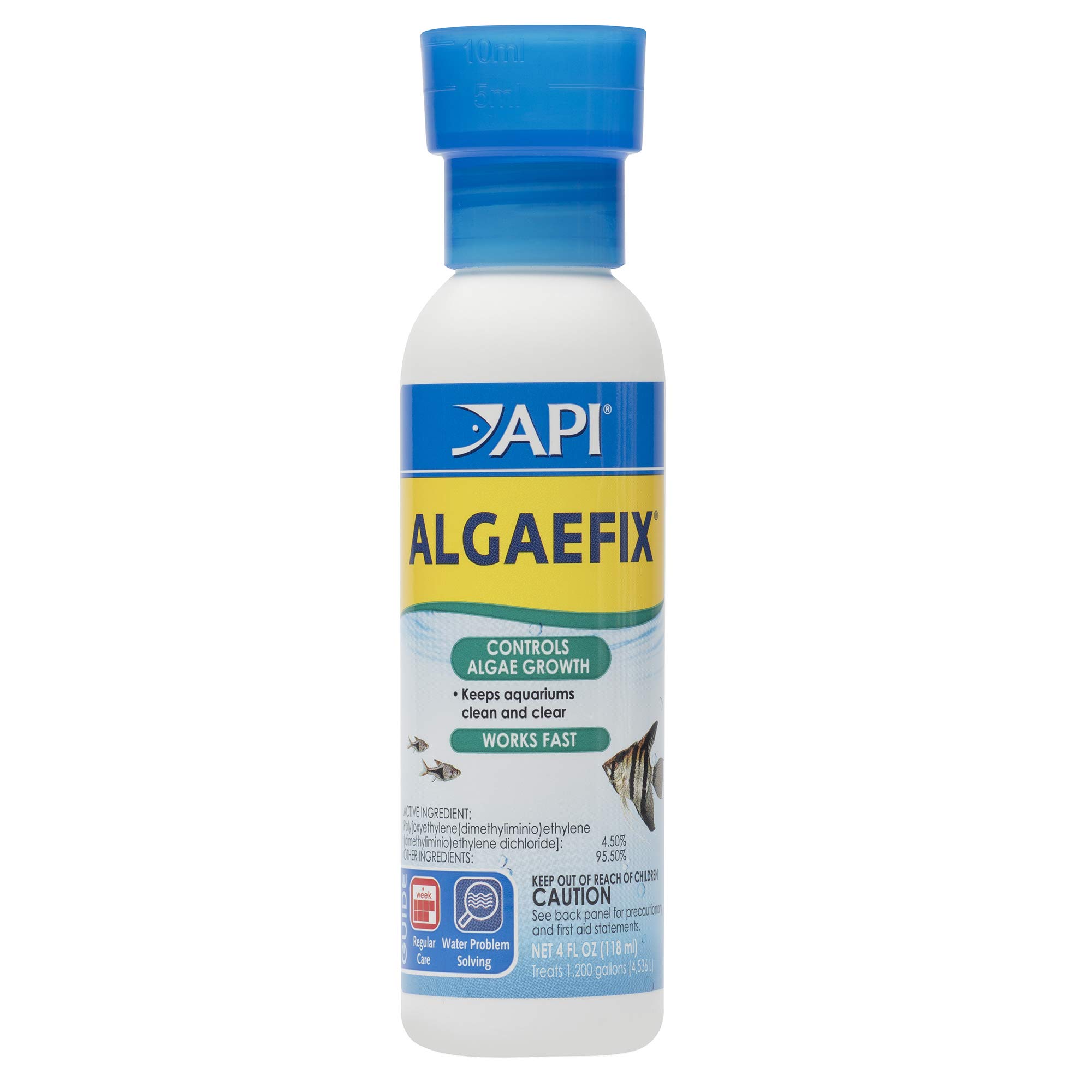 Frasco De 120 Ml Da Api Algaefix Para Controle De Algas