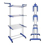 Varal De Chão 3 Andares Vertical Para Apartamento Dobrável