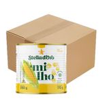 Caixa Milho Verde Stella D&#39;oro Lata 170g Com 24 Un.