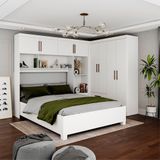 Guarda Roupa Casal Modulado 4 Portas Hercules 4 Portas 4 Gavetas Branco