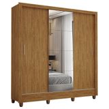 Guarda Roupa Santiago Plus 3 Portas 3 Gavetas Carioca Móveis Cinamomo