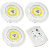 Luminária Lâmpada Led Spot Sem Fio Portátil Controle Remoto
