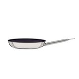 Frigideira Tramontina Professional Rasa Aço Inox Fundo Triplo Antiaderente Cabo 26 Cm 2,2 L Tramontina