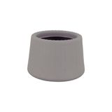 Vaso Tramontina Lótus Polietileno Concreto 8,5cm Tramontina