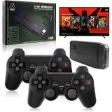 Console Game Stick 4k Hd 10 Mil Jogos 2 Manetes Sem Fio 2.4g
