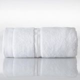 Toalha De Rosto Lazio Em Algodão - Kacyumara Branco / Branco