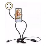 Ring Light De Mesa Para Celulares - Vídeos E Fotos Com Iluminação De Qualidade