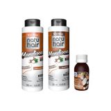 Kit Natuhair Mandioca Condicionador+shampoo+óleo