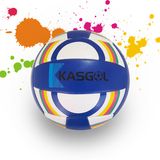 Bola De Vôlei Quadra/praia Tamanho Padrão - Azul Colorida
