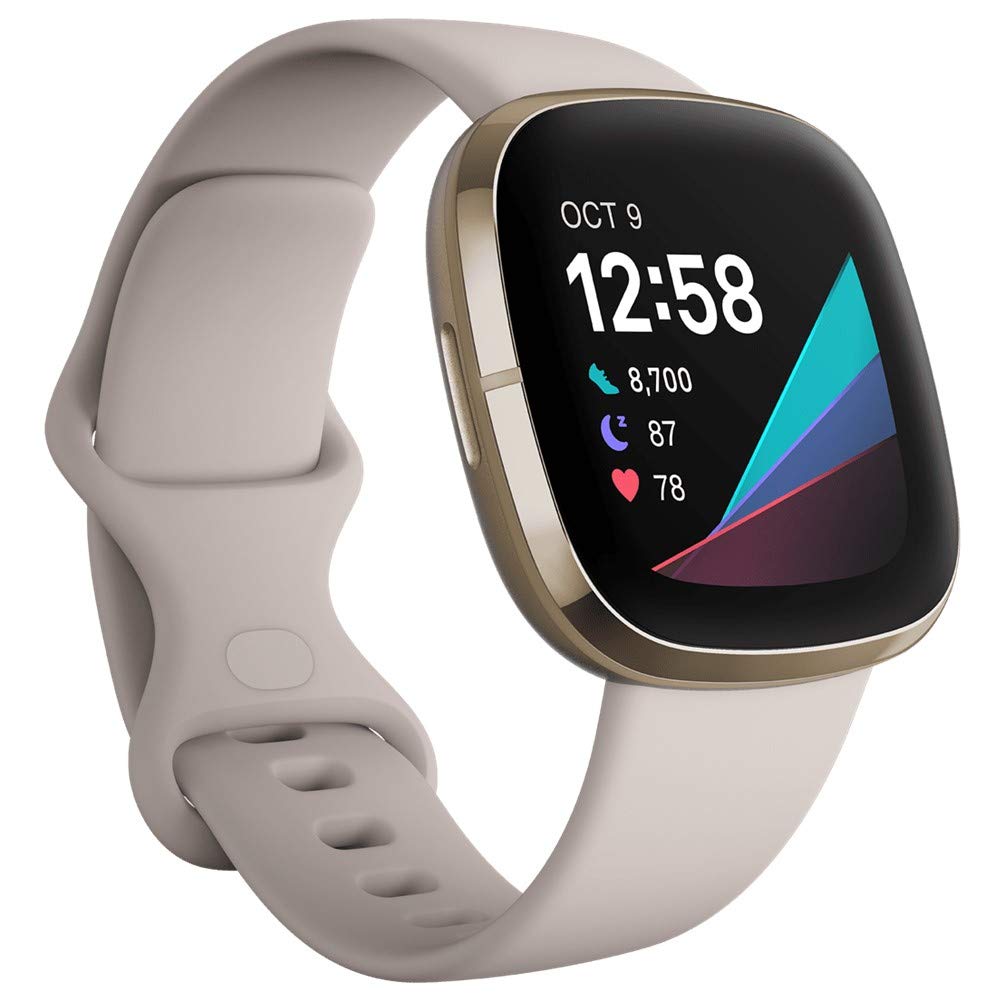 Smartwatch Fitbit Sense Advanced Health Soft Gold Remodelado