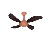 Ventilador Teto Turbo Silencioso Fly 4 Pás Cobre Ventax 220v