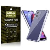 Capa Capinha Moto G75 + Película De Vídro 3d Blindada