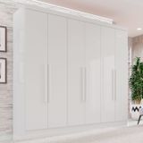 Guarda-Roupa Casal 6 Portas 2 Gavetas França