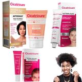 Kit Cicatricure Protetor Solar Creme Facial Antissinaisolhos