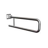 Barra De Apoio Articulada Inox Banheiro 60 Cm Escovada Plus