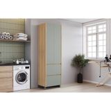 Multiuso Lavanderia Marquesa C- 2 Portas E 2 Gavetas 70cm Nature-verde - Nesher