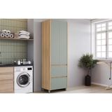 Multiuso Lavanderia Rainha C- 2 Portas E 2 Gavetas 70cm Nature-verde - Nesher