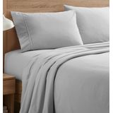 Lençóis De Flanela Sweet Home Collection King Size Silver