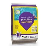 Argamassa 5kg Pastilha Interiores/exterior Branco Quartzolit