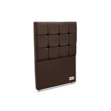 Cabeceira Cama Box Estofada Piave Veluto Solteiro - Suede Marrom - Ortobom