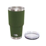 Copo Termico Tumbler 887ml Qgk Verde Militar Com Tampa