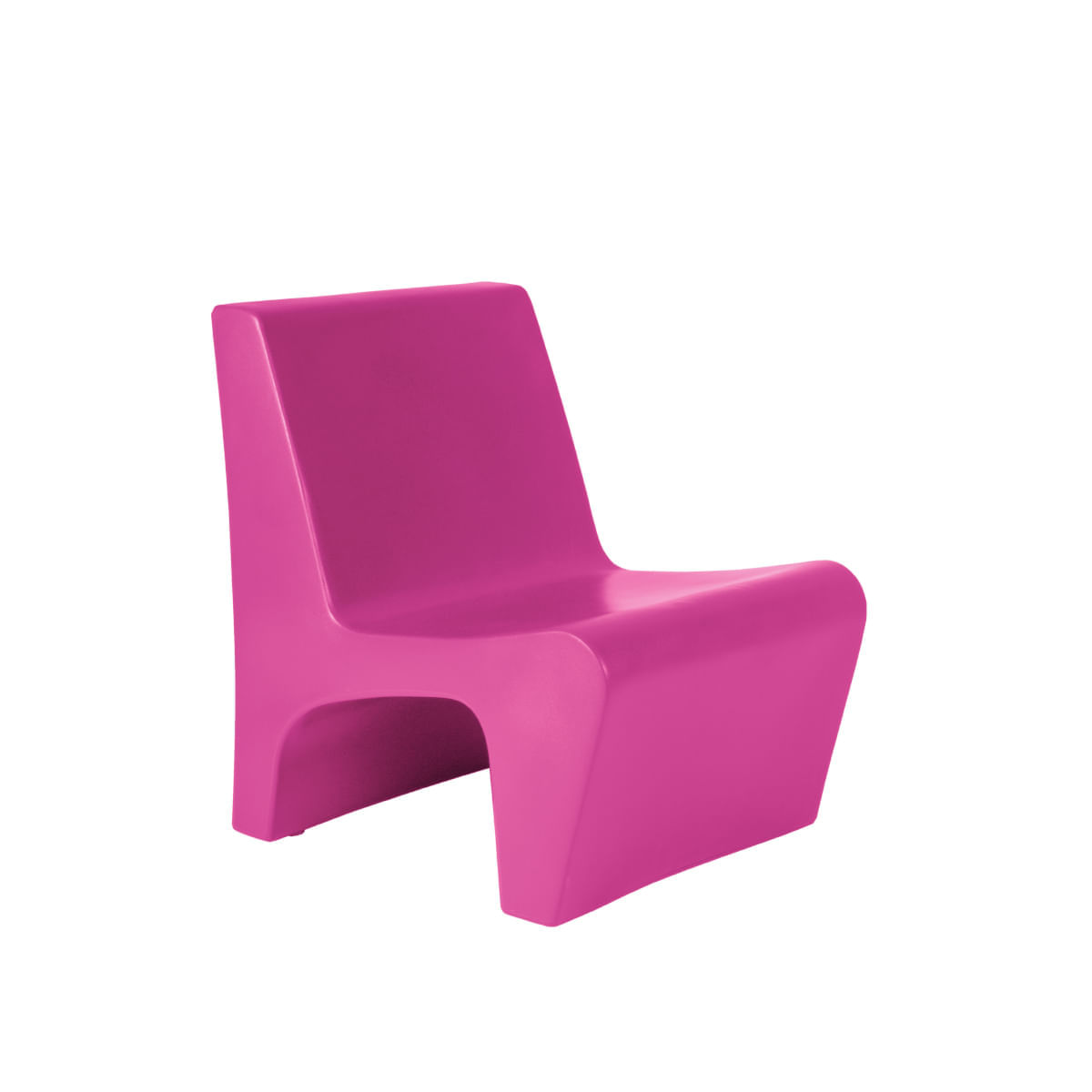 Poltrona Tramontina Berta Em Polietileno Rosa Tramontina