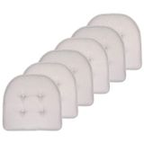 Almofada De Cadeira Sweet Home Collection Memory Foam, Pacote Com 6