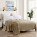 Cobertor Sweet Home Collection 100% Algodão Fino Taupe King