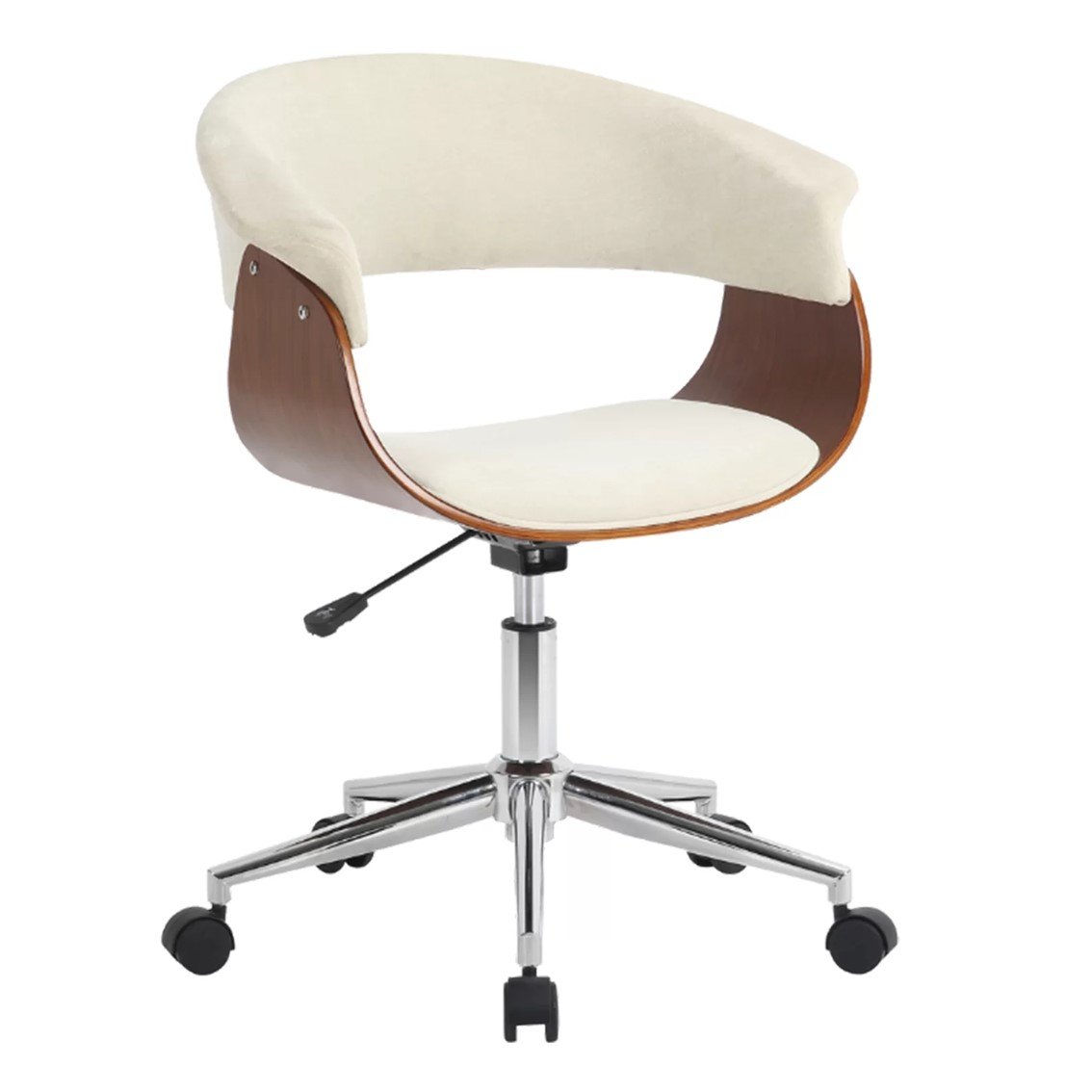 Cadeira Para Escritório Diretor Giratória Regulável Turim Fratini Móveis Nude
