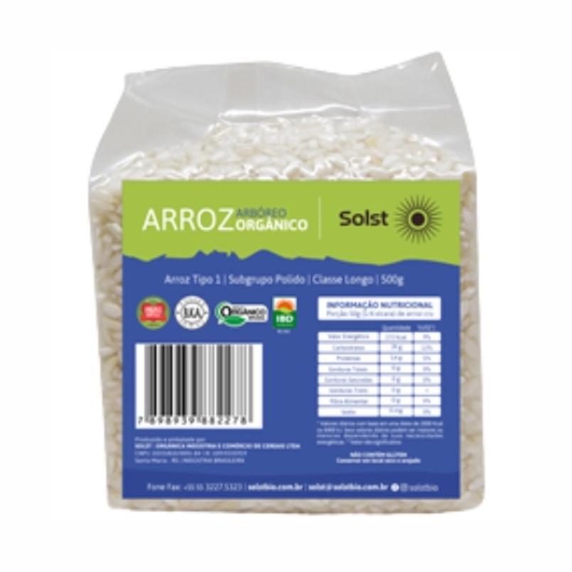 Solst Kit 6x: Arroz Arbóreo Branco Orgânico Solst 500g - Carrefour
