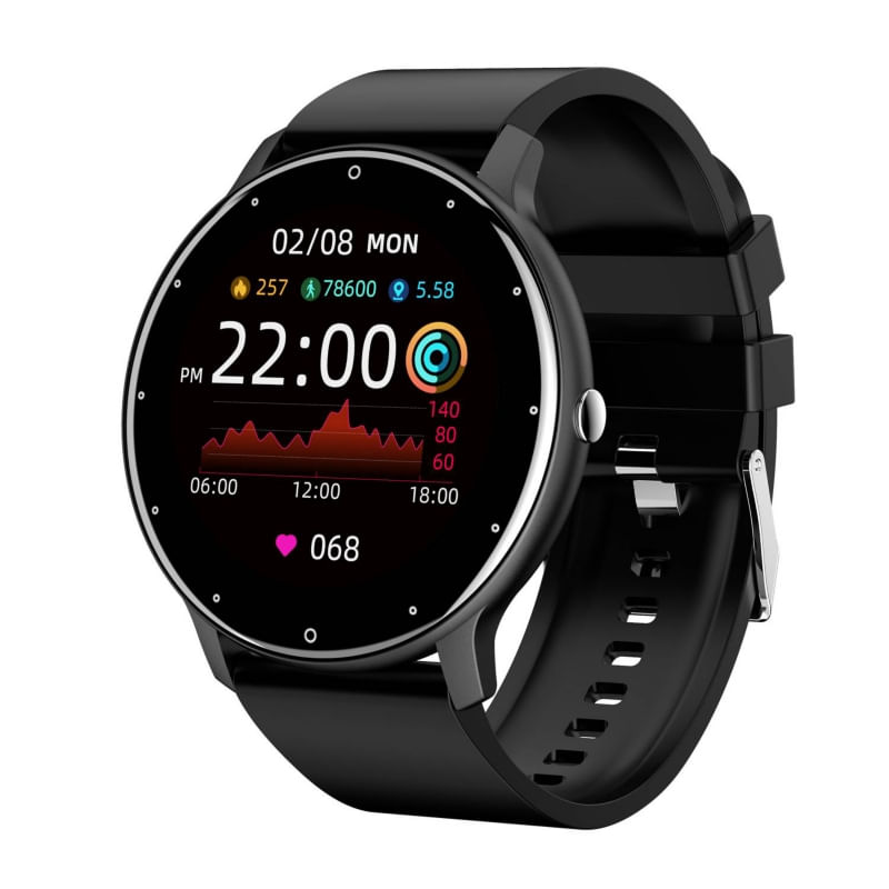 Smartwatch Zl02 Sports Fitness Bluetooth Para Ios E Android