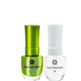 Ana Hickmann Kit De Esmalte Cor Perequito Australiano + Base